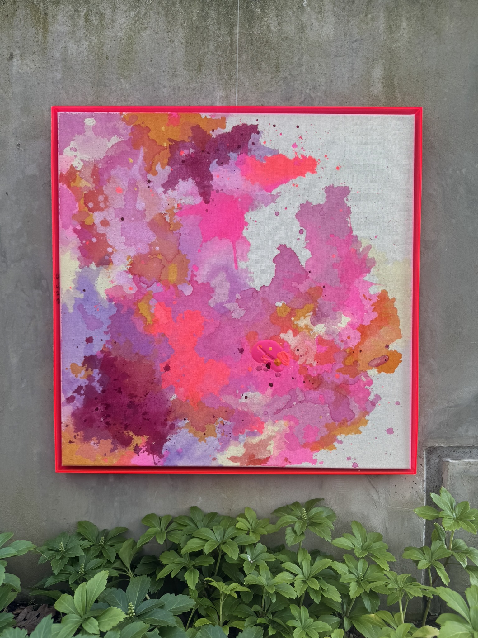 Akkorde - Gleichzeitigkeit, 2026, Acryl auf roher Baumwollleinwand